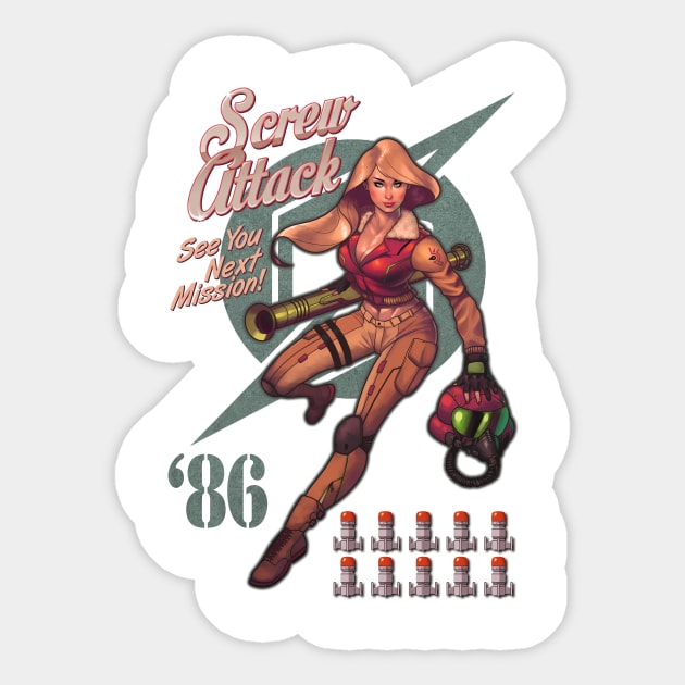 Varia Bombshell Sticker by Ninjaink